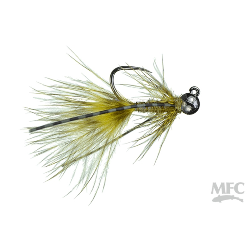 Tungsten Jig Mini Bugger|Rusty Brown (|12 3.3mm)|White (|10 3.8mm)|White (|12 3.3mm)|Black (|12 3.3mm)|Olive (|12 3.3mm)