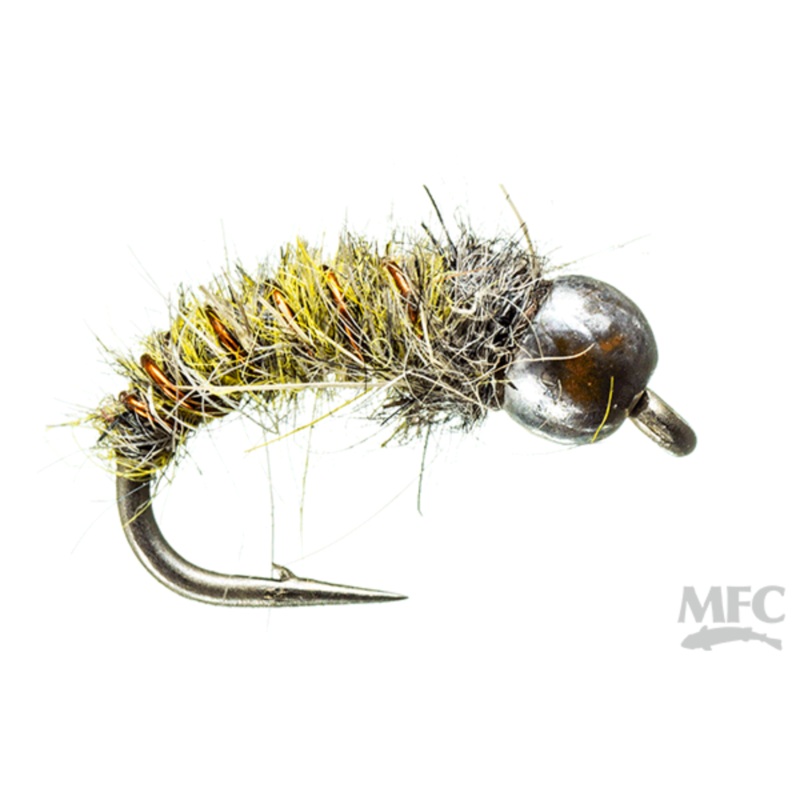 BH Caddis Pupa|Hare’s Ear|Olive|14|16