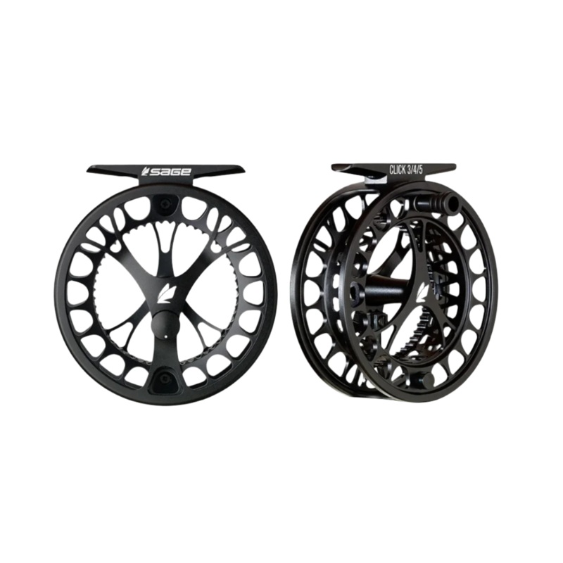 Sage – Click Series Fly Reel|Bronze|Stealth|Lime|0/1/2 (0-2 WT)|3/4/5 (3-5 WT)|4/5/6 (4-6 WT)