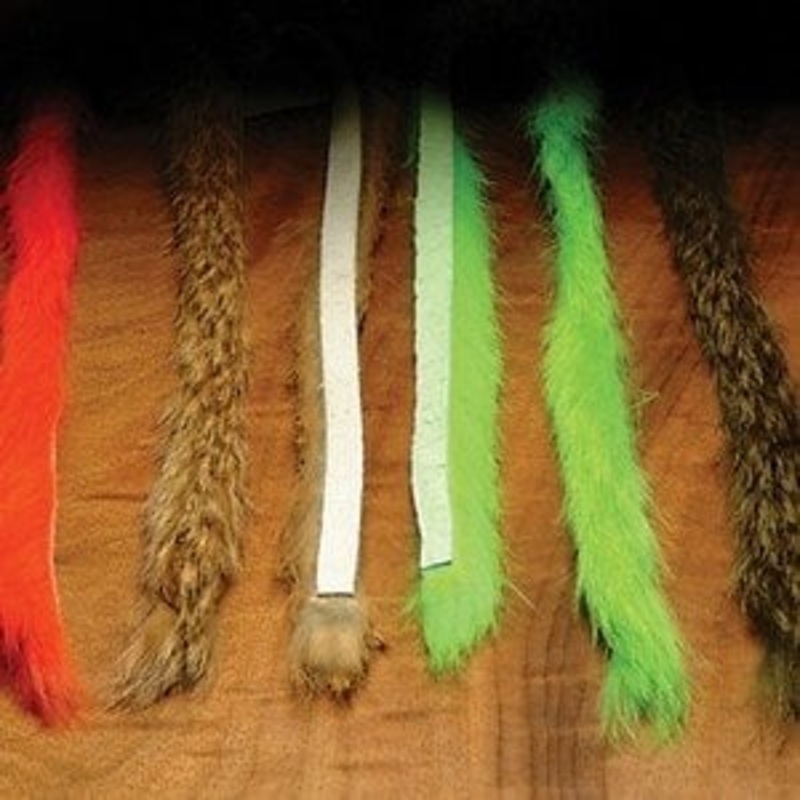 Hareline Magnum Rabbit Strips|Black|White|Purple|Yellow|Chartreuse|Red|Hot Orange|Baby Blue|Olive Variant|FL. Pink|Chinchilla|Fl. Yellow Chartreuse|Lime Green