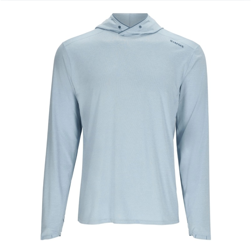Simms M’S Solarflex Hoody|Steel Blue Heather|Bay Leaf|Sterling|Dolomite|S|M|L|XL|XXL