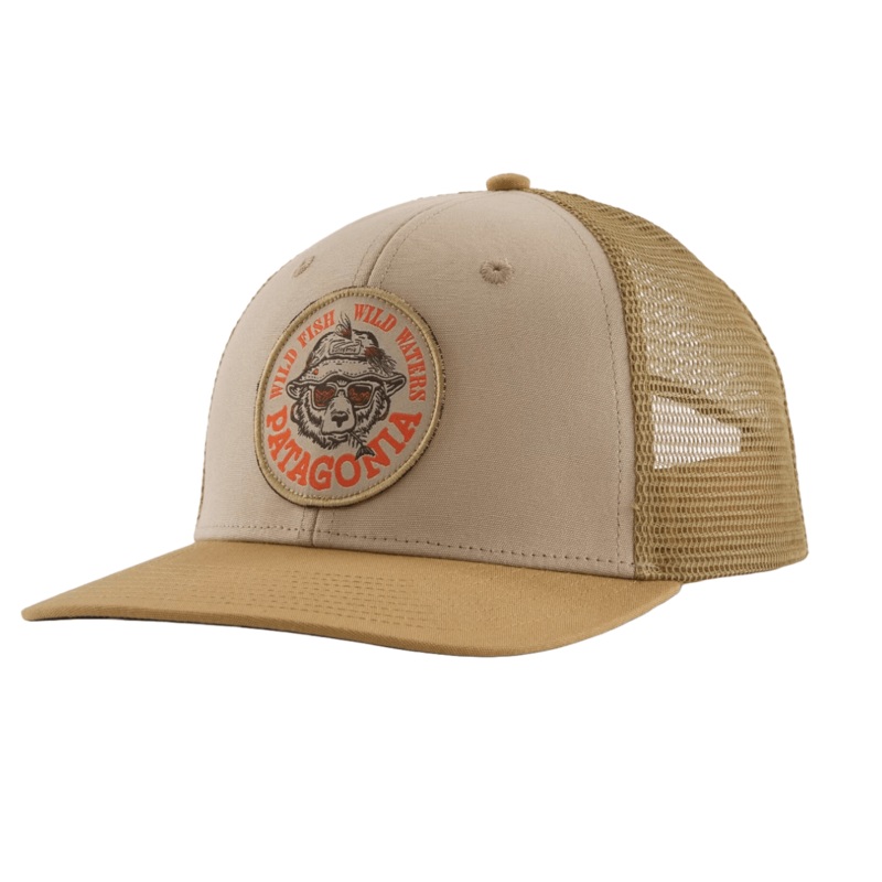 Take a Stand Trucker Hat|Wild Griz/Oar Tan|Navy w/Wild Water Line