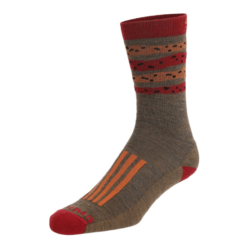 Simms – Daily Sock|Cutty Red|Regiment Camo Drab|Carbon|Steel Grey|M|L|XL