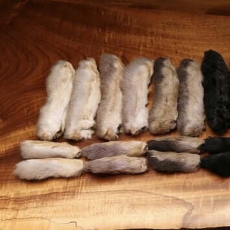 Snowshoe Rabbits Feet|Natrual Cream|Light Dun|Rust|Dark Dun|Olive
