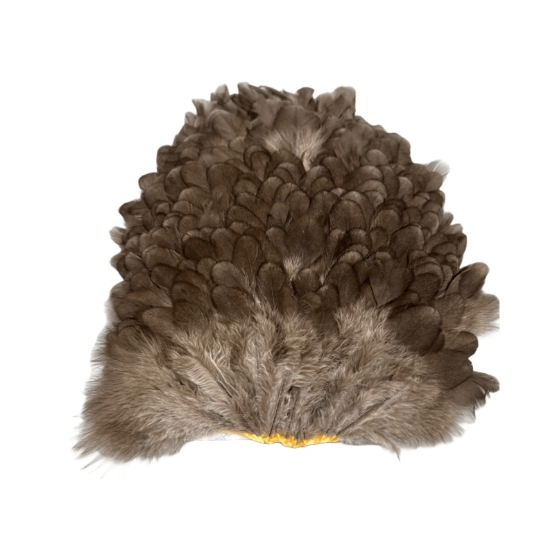 Whiting 4B Hen Saddle|Dark Grey|Medium Ginger
