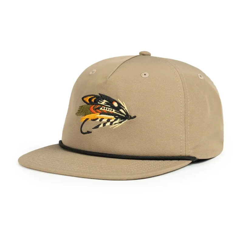 Hooke – Salmon Fly Sun Cap|Sepia