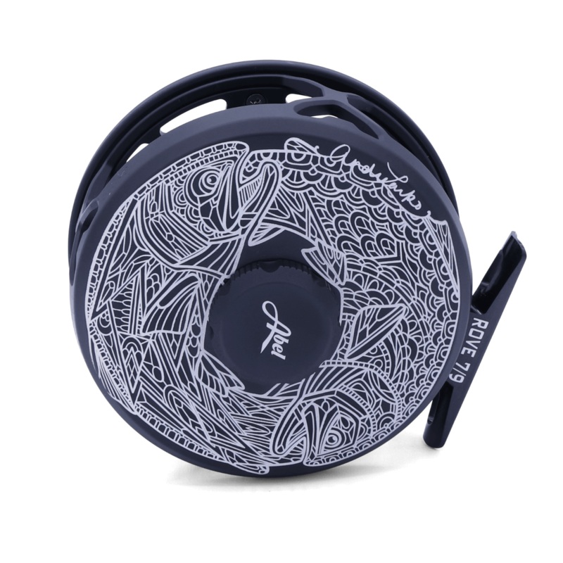Abel Rove 7/9 Satin Black Larko Steelhead Fly Reel