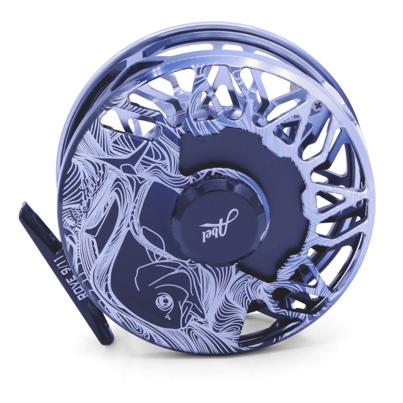 Abel Rove 9/11 Black Platinum Fade Larko Permit Fly Reel