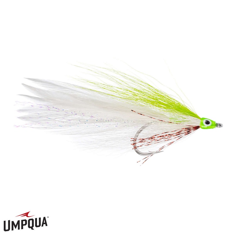 Lefty’s Deceiver|Chartreuse/White|White/Green|White/Blue|White|Red/Yellow|Red/White|2|4/0|2/0