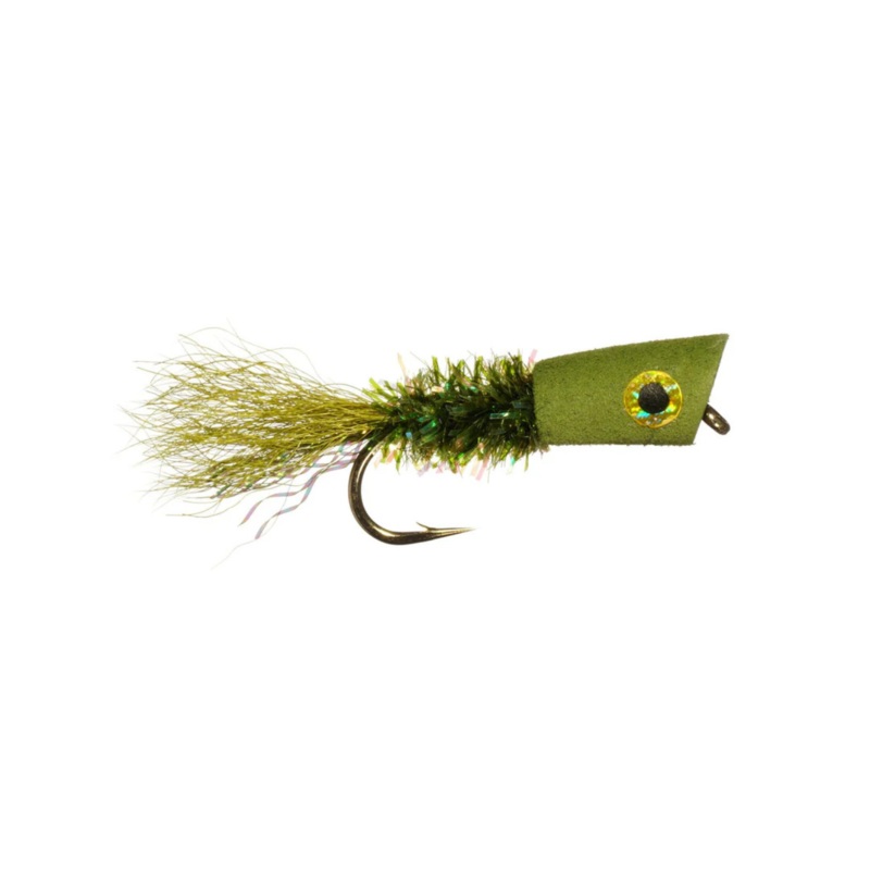 Lefty’s Panfish Popping Bug|Black|Olive|6