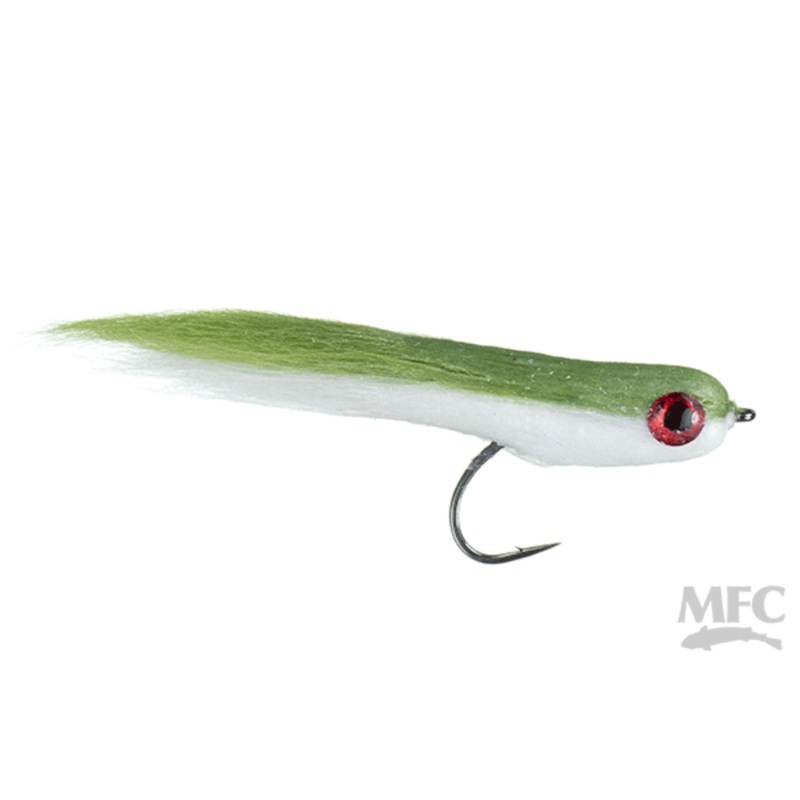 MFC Walker’s Wiggler Streamer|White|Orange/Green|Olive/White|2