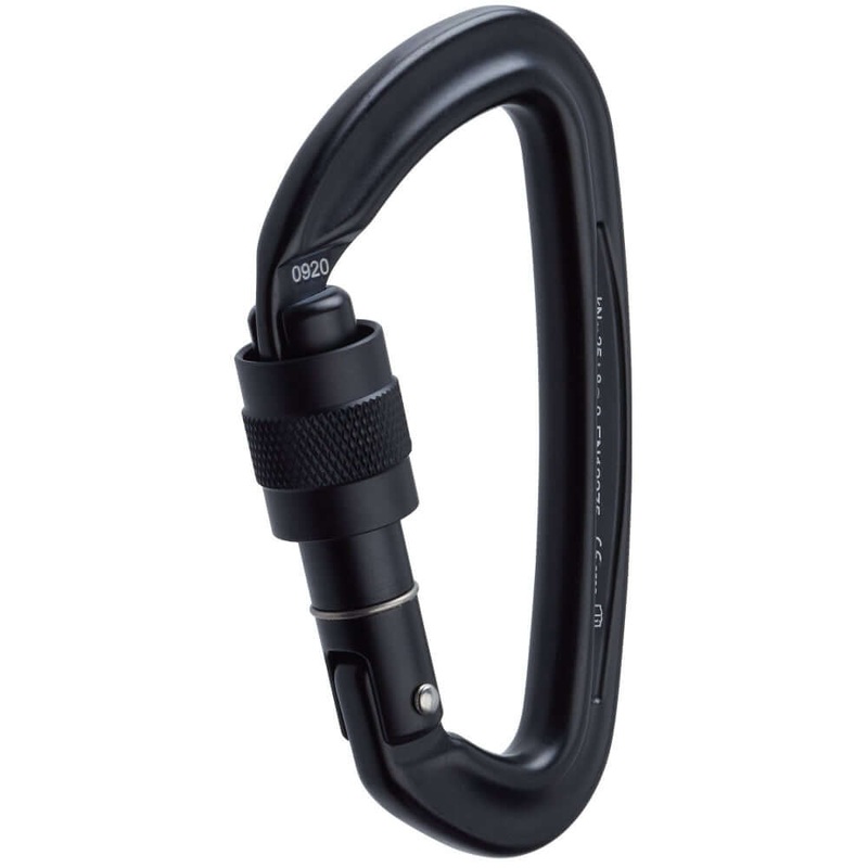 NRS Sliq Screw Lock Carabiner|Red/Silver|Blue/Silver|Black