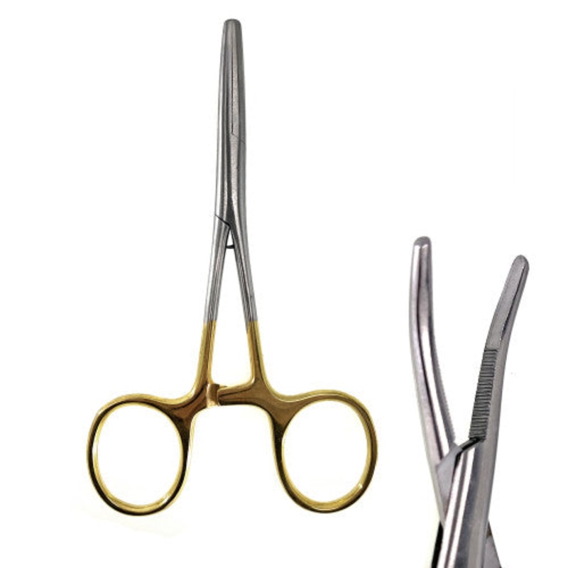 Anglers Accessories 5.5 Super Heavy Duty Curved Forceps