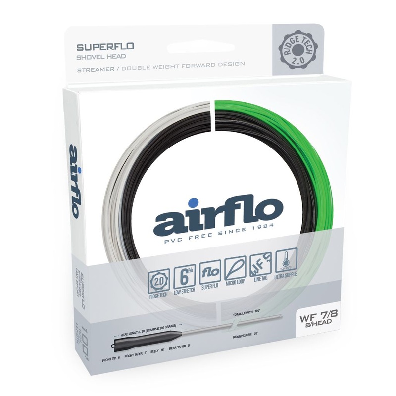 Airflo Superflo Max Ridge 2.0 Streamer Shovel Head Sinking Fly Line