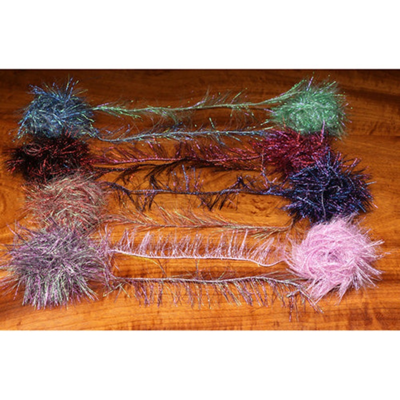 Aqua Veil Chenille–Hareline|Bubble Gum|Chocolate Covered Cherry|Grape Soda|Mixed Berries|Nuked Green Bean|Peanut Brittle