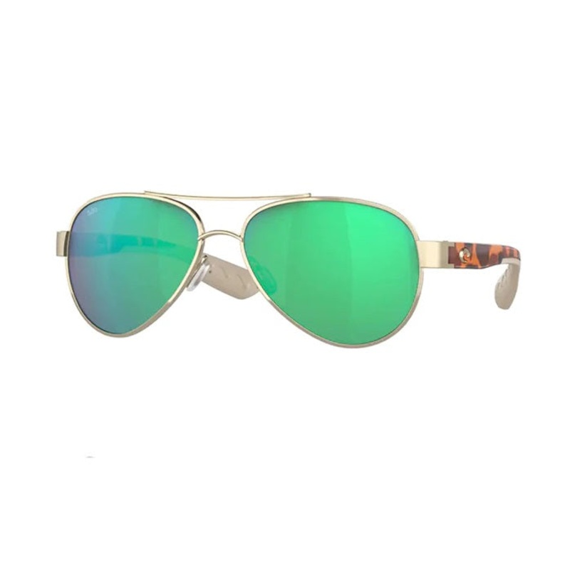 Costa Loreto Sunglasses|Palladium Blue Mirror|Rose Gold Green Mirror