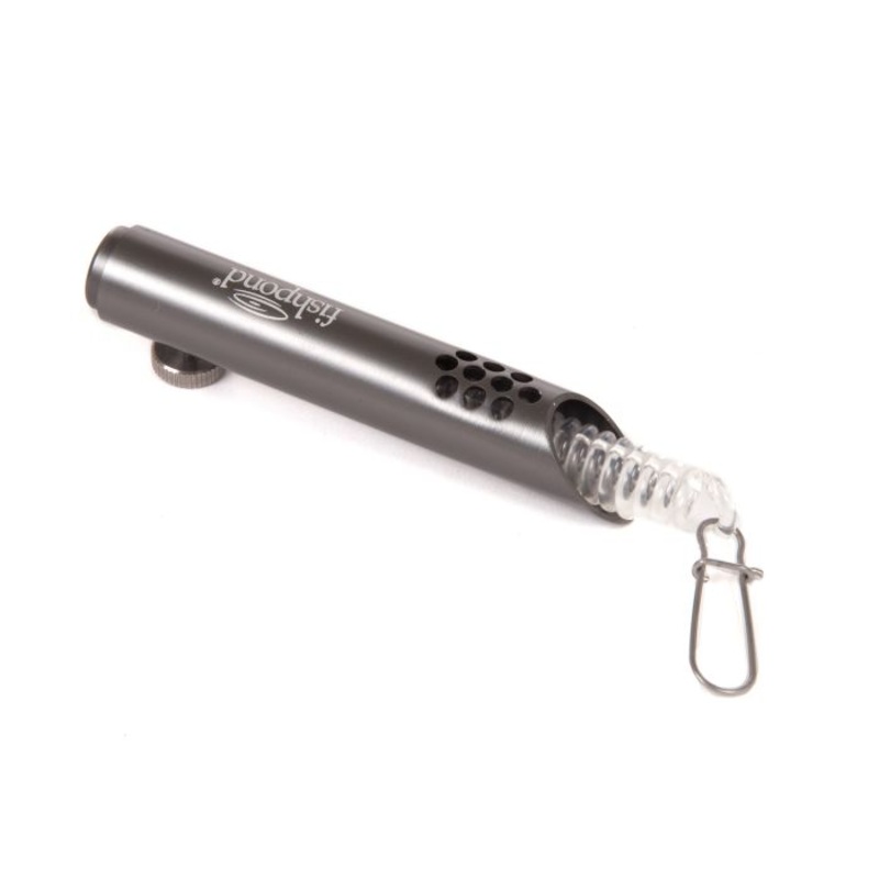 Fishpond 360 Swivel Retractor|Gunmetal|Lichen
