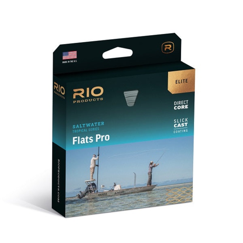 Rio Elite Flats Pro Fly Line|WF6F|WF7F|WF8F|WF9F|WF10F|WF11F|WF12F|Aqua/Orange/Sand