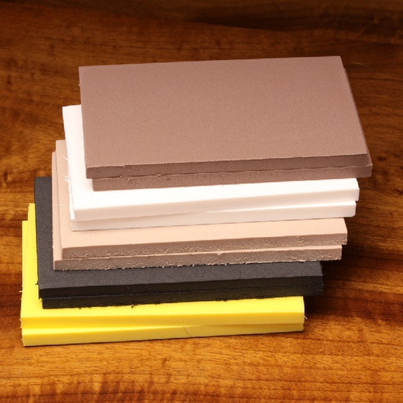 6mm Fly Foam|Black|Tan|White|Yellow|Brown