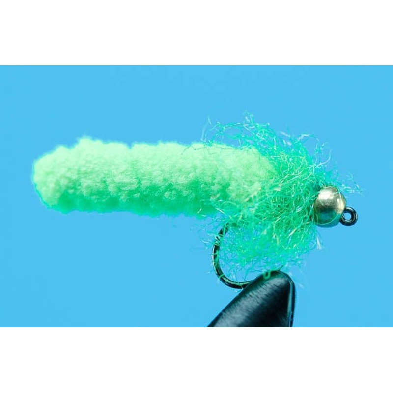 Mop Fly|Blue|Brown|Chartreuse|Cream|Orange|Pink|Green|Purple|12