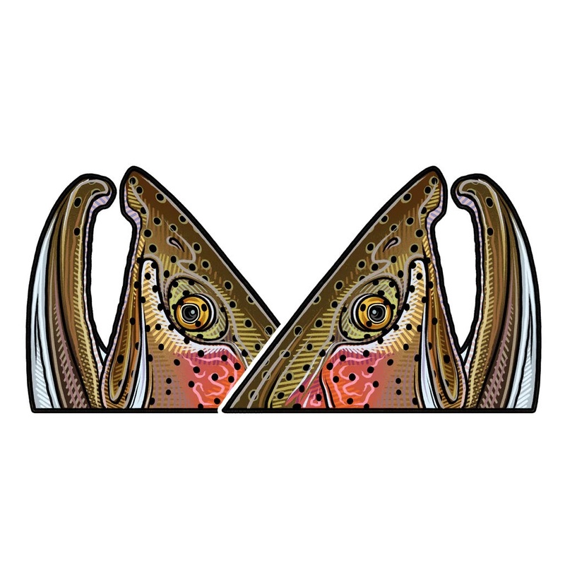 Casey Underwood Artwork – Rainbow Rise Decal