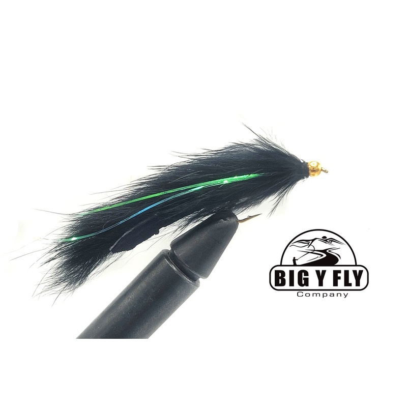 Bouface Trout Streamer|Black|Olive|White|8