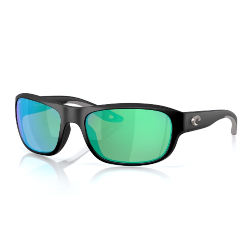 Costa Clipperton Sunglasses|Matte Black|Green Mirror 580G