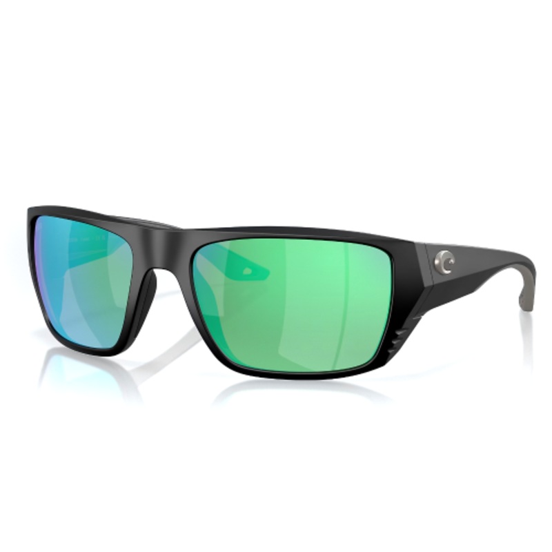 Costa Finlet Sunglasses|Matte Black|Green Mirror 580G