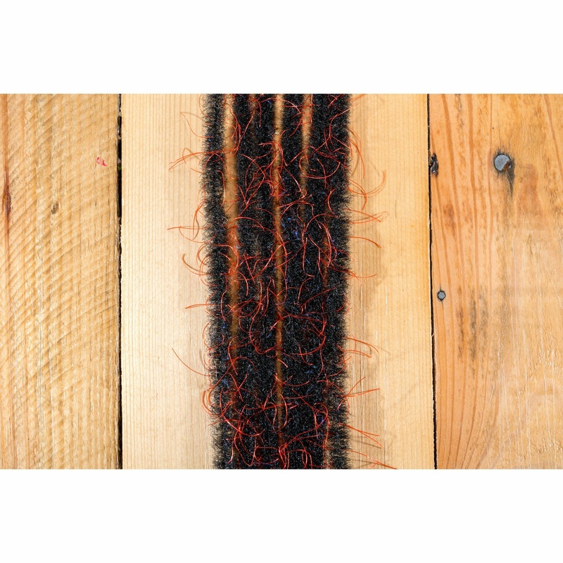 EP Wooly Critter Brush .5 – Black & Red