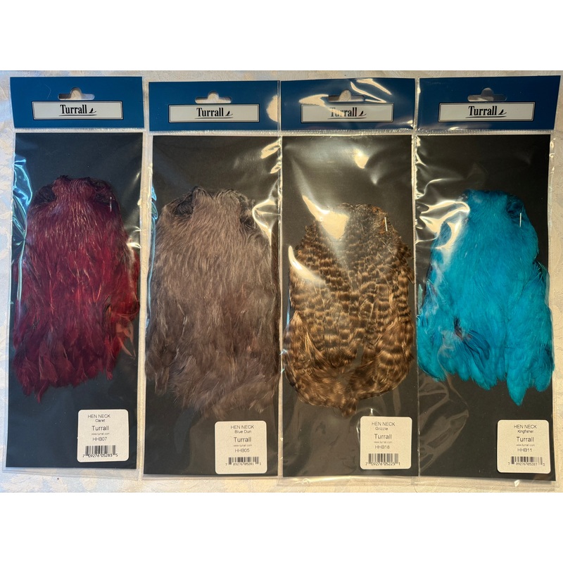 Turrall Indian Hen Neck|Mrs Simpson / Natural Brown|Furnace|Ginger|Brown|Grizzle|Kingfisher|Blue Dun|Claret