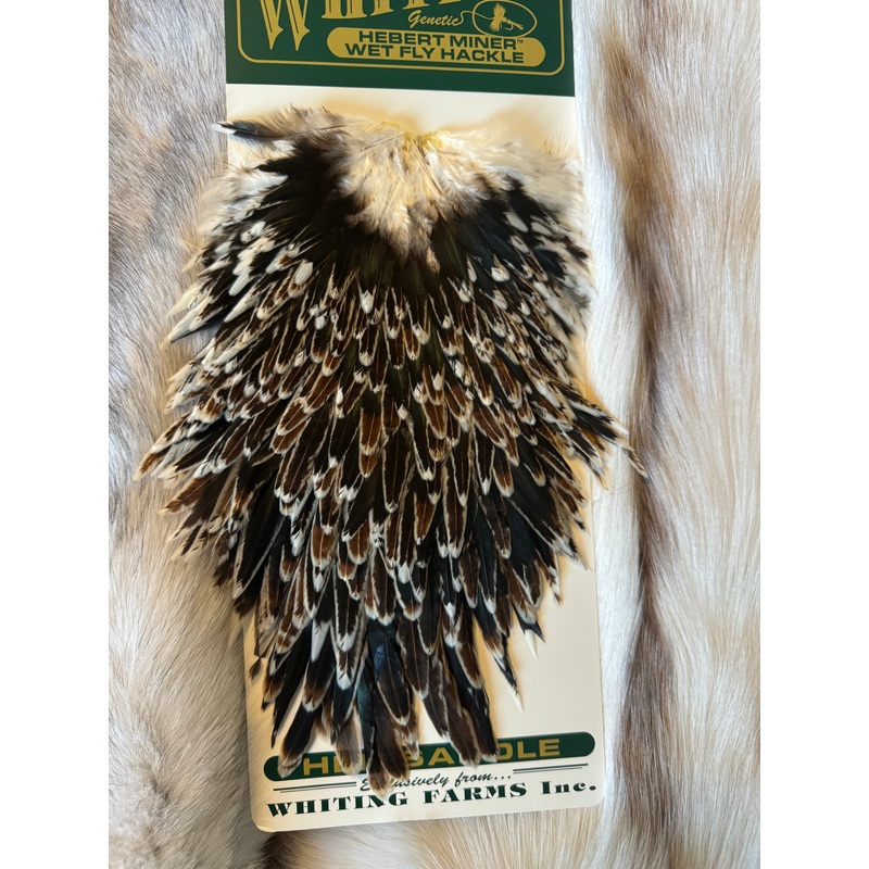 Whiting Farms – Hebert Miner Wet fly Hackle – Unique Variant (1)