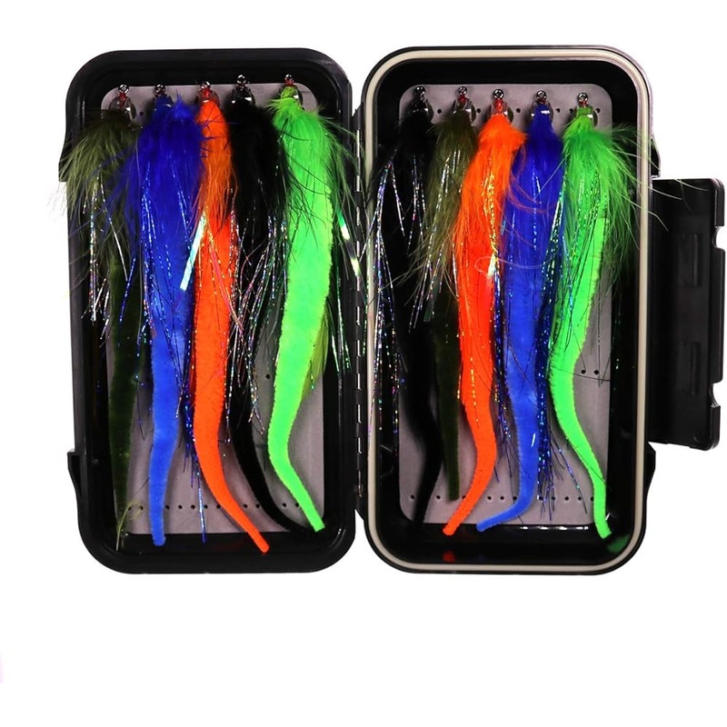 10pcs/Box Dragontail Fly Combo Set Streamer