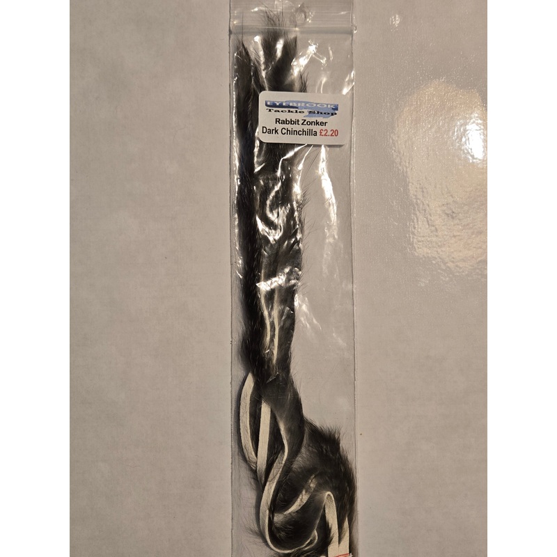 Rabbit Zonker Strip|Black|Dark Brown|Dark Chinchilla|Fl. Orange|Fl. Pink|Natural|Olive|Orange|Red|White|Yellow