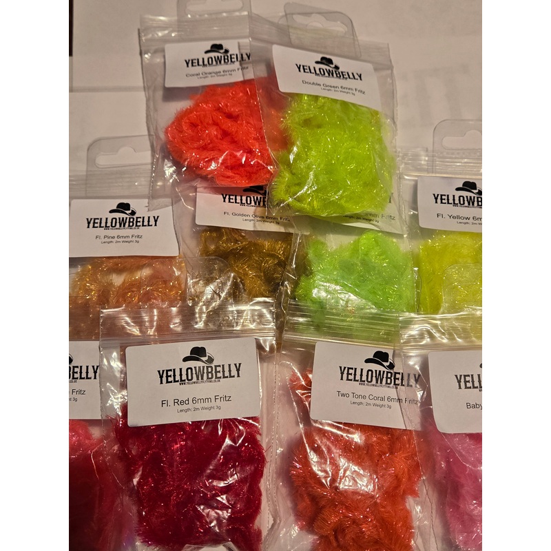 Stillwater Fritz|Baby Pink|Chartreuse|Coral Orange|Double Green|Fl. Golden Olive|Fl. Red|Fl. Yellow|Hot Coral|Pine|Two Tone Coral