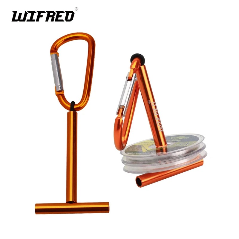 Wifreo Fly Fishing Tippet Holder Tippet T Spool Holder with Bottle Holder Fly Fishing Accessory