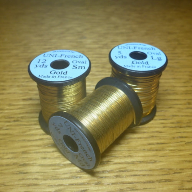 UNI French Oval Tinsel Gold|Small|Medium|Large