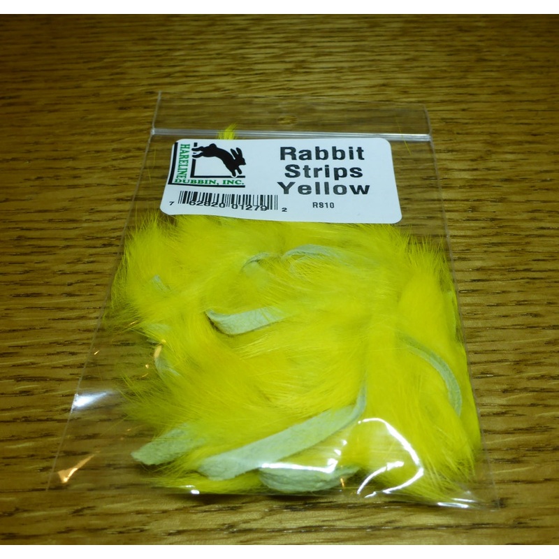Hareline Rabbit Strips Yellow