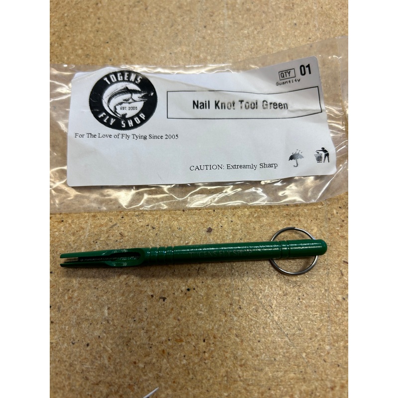 Togens Nail Knot Tier Tool|Togens Fast Knot Tier – Green|Togens Fast Knot Tier – Brass