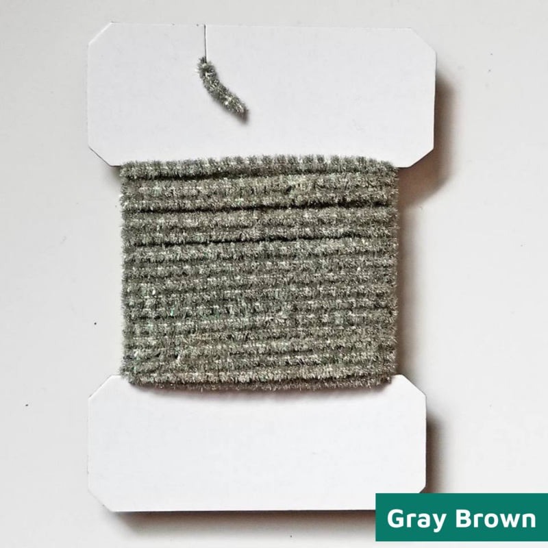 Wooly Bugger Antron Chenille|Black|Red|White|Cream|Olive|Burnt Orange|Tan|Rusty Brown|Purple|Medium Brown|Orange|Sculpin Olive|Light Gray|Ginger|Small|Medium