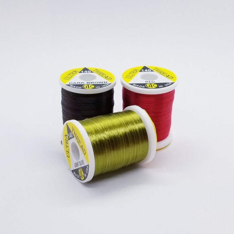 UTC Ultra Thread 140 Denier|White|Black|Red|Blue Dunn|Olive Green|Dark Brown|Burnt Orange|Fluo Fire Orange|Rusty Brown|Yellow|Fluo Green|Fluo Orange|Hopper Yellow|Tan|Peacock Blue|Cream|Fluo Pink|Wood Duck|Wine