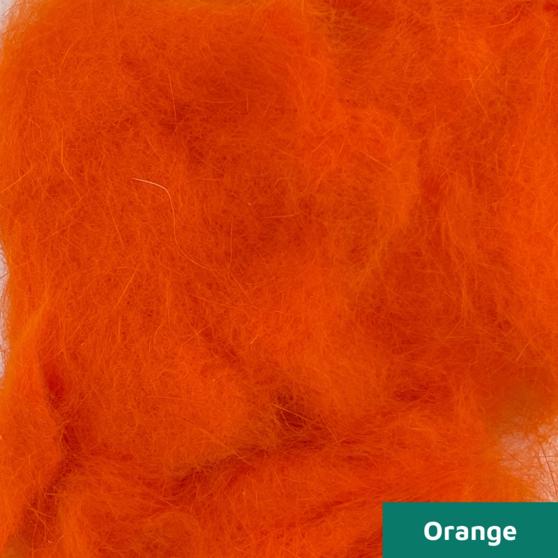 Togens Rabbit Dubbing|Orange|Yellow|Highlander Green|Wine|Squirrel Belly|White|Black|Brown