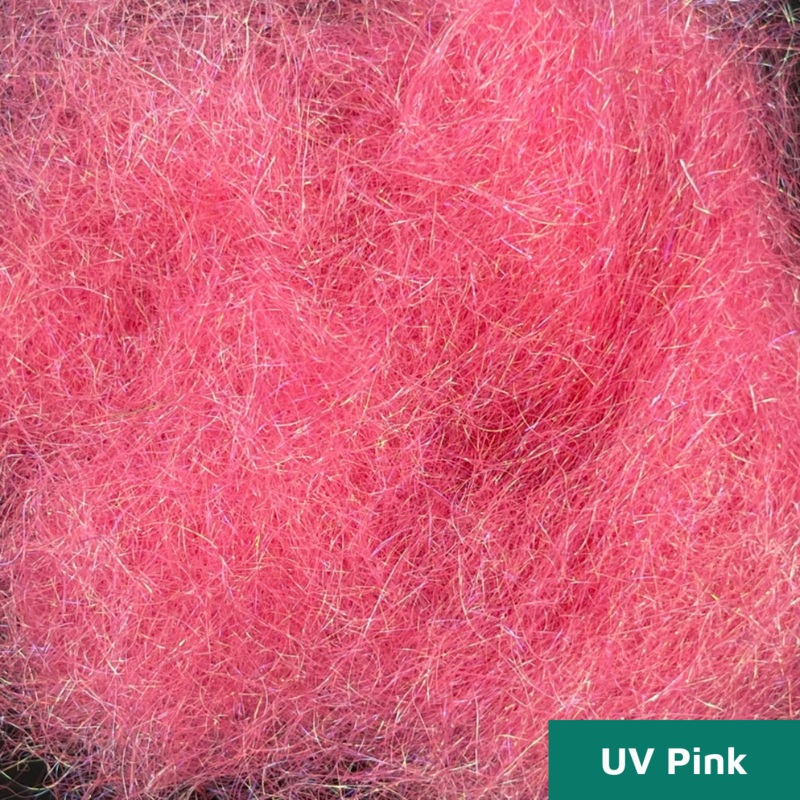Togens UV Ice Dubbing|UV Pink|UV Bright Orange|UV Salmon|UV Yellow|UV Chartreuse