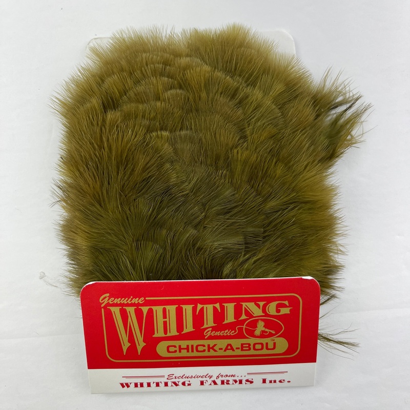 Whiting Chickabou Patch|Grizzly Purple|Silver Dr. Blue|Kingfisher Blue|Grizzly Kingfisher Blue|Pink|Heron Gray