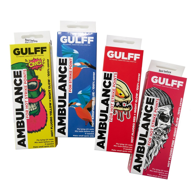 Gulff Ambulance UV Resin|Kingfisher Blue|Red|Orange|Chartreuse|Pink