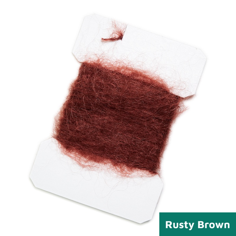 Mohair Leech Yarn|White|Rusty Brown|Wine|Light Olive|Olive|Black|Burnt Orange|Leech Red|Sculpin Olive|Rust