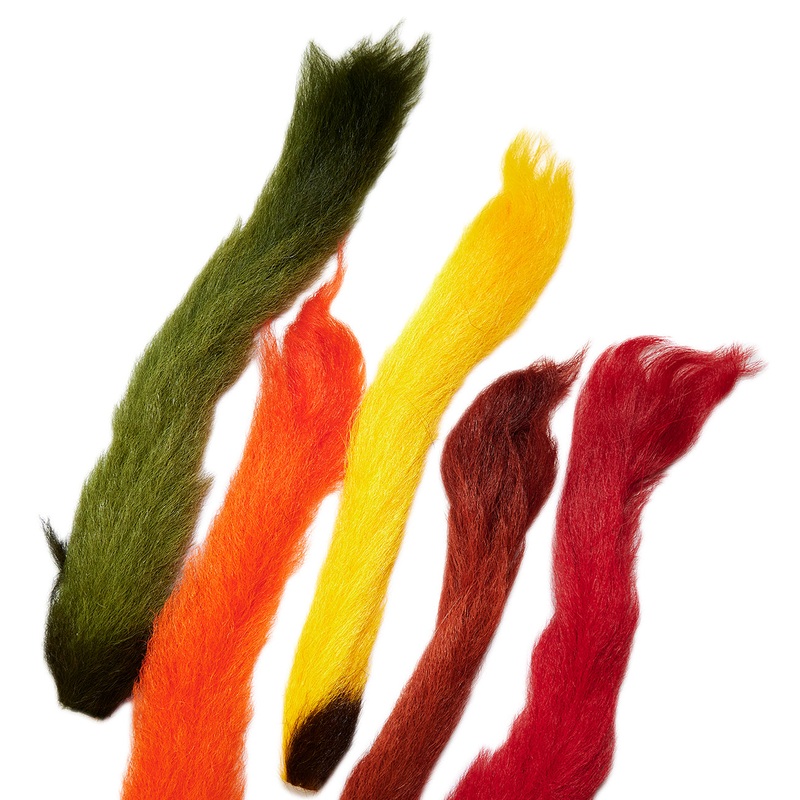 Nature’s Spirit Calf Tails|Olive|Yellow|Root Beer|White|Tan|Red|Flu Flame Orange|Fluo Chartreuse