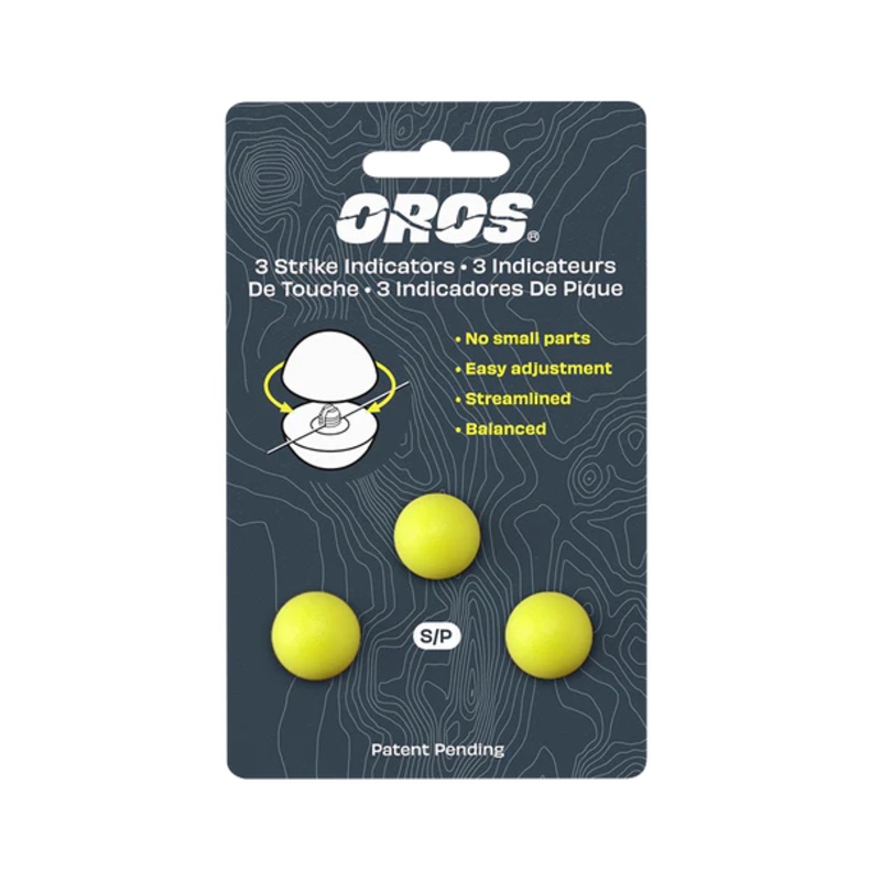 OROS Strike Indicators|Small Multi-Colour (3 Pack)|Medium Multi-Colour (3 Pack)|Large Multi-Colour (3 Pack)|Small Red & White (3 Pack)|Medium Red & White (3 Pack)|Large Red & White (3 Pack)|Small Chartreuse (3 Pack)|Medium Chartreuse (3 Pack)|Large Chart