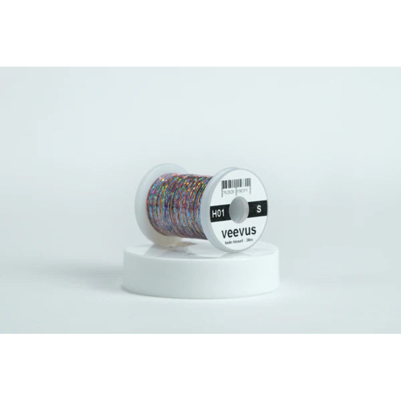 VEEVUS Holographic Tinsel|Holo Rainbow H01|Holo Chartreuse H02|Holo Red H03|Holo Silver H04|Holo Gold H05|Holo Copper H06|Holo Purple H07|Holo Fuschia H08|Holo Teal H09|Holo Green H11|Holo Light Purple H12|Holo Black H13|Holo Yellow H17|Holo Pink H18|Medi