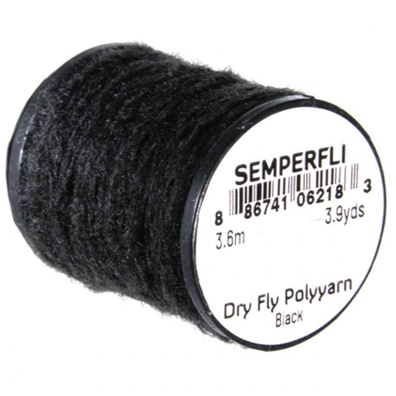 Dry Fly Polyyarn|Black|Purple|Red|White|Mottled Dark Brown|Dry Fly Polyyarn General Dry Fly Collection