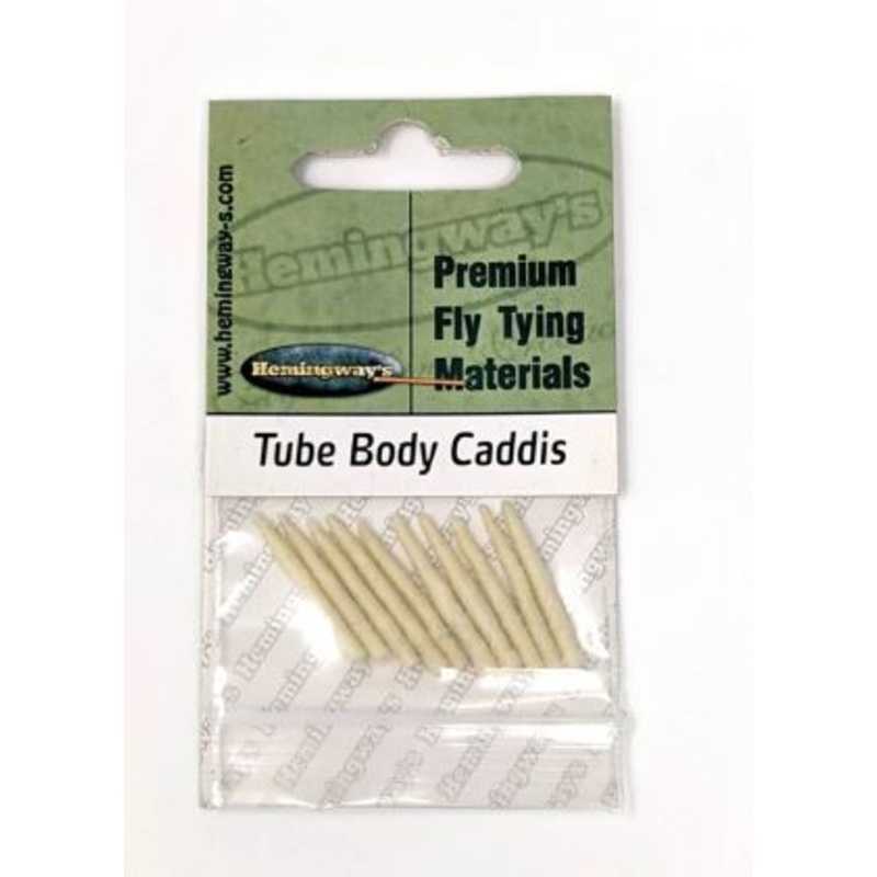 Hemingway Caddis Tube Body|Yellow|Olive|Orange|Gray|Brown Olive